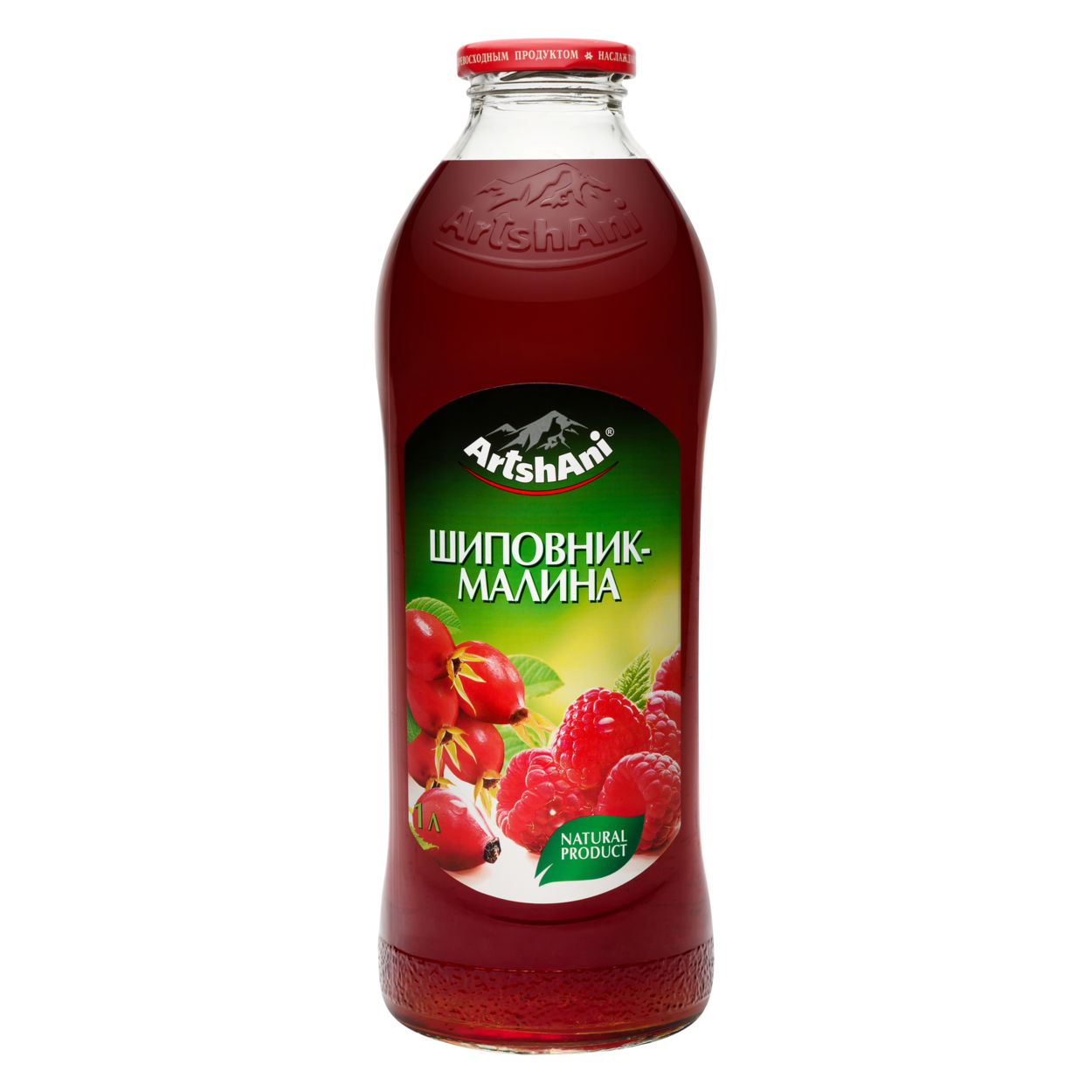 玫瑰果红树莓的果肉汁